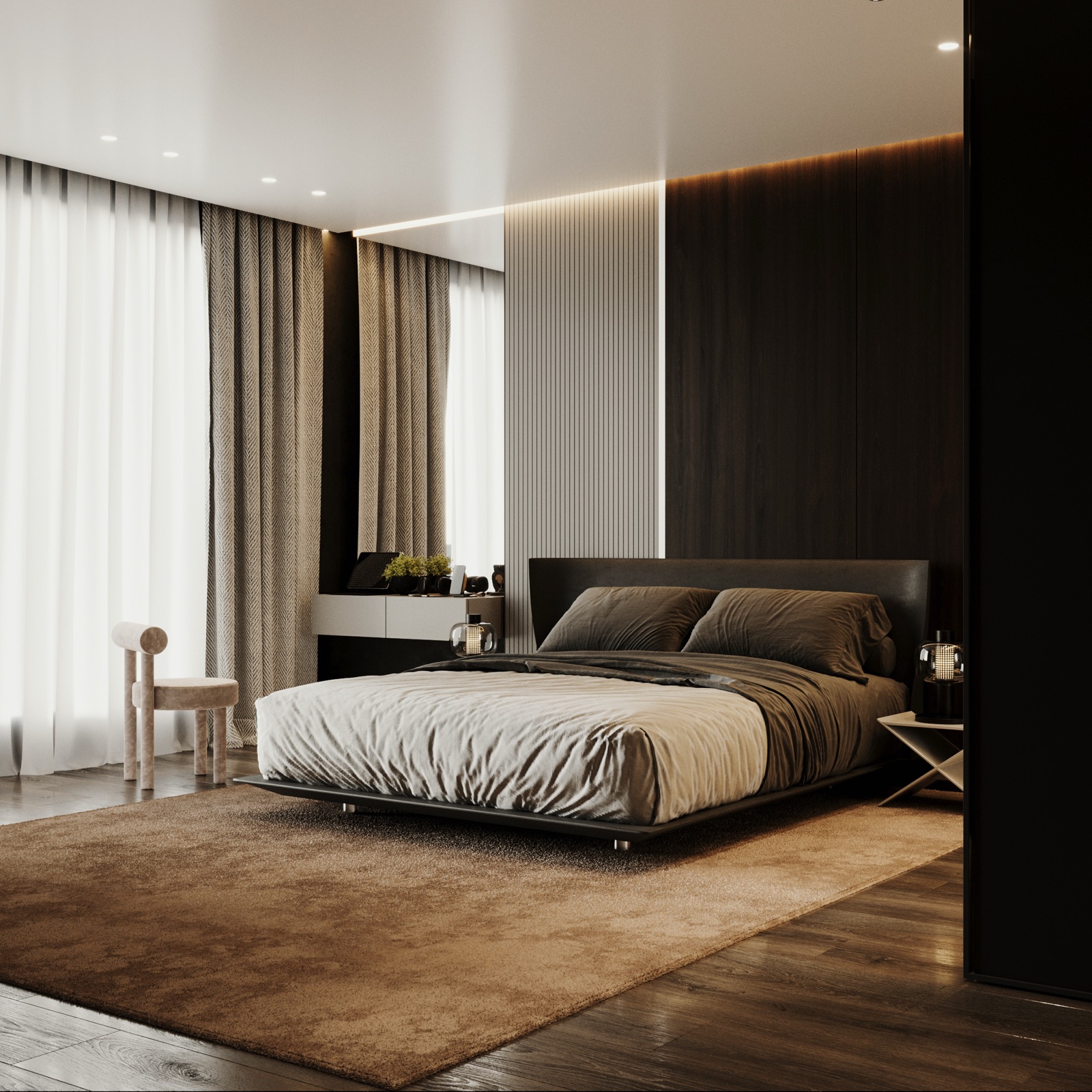 Walnut Bedroom — view 1
